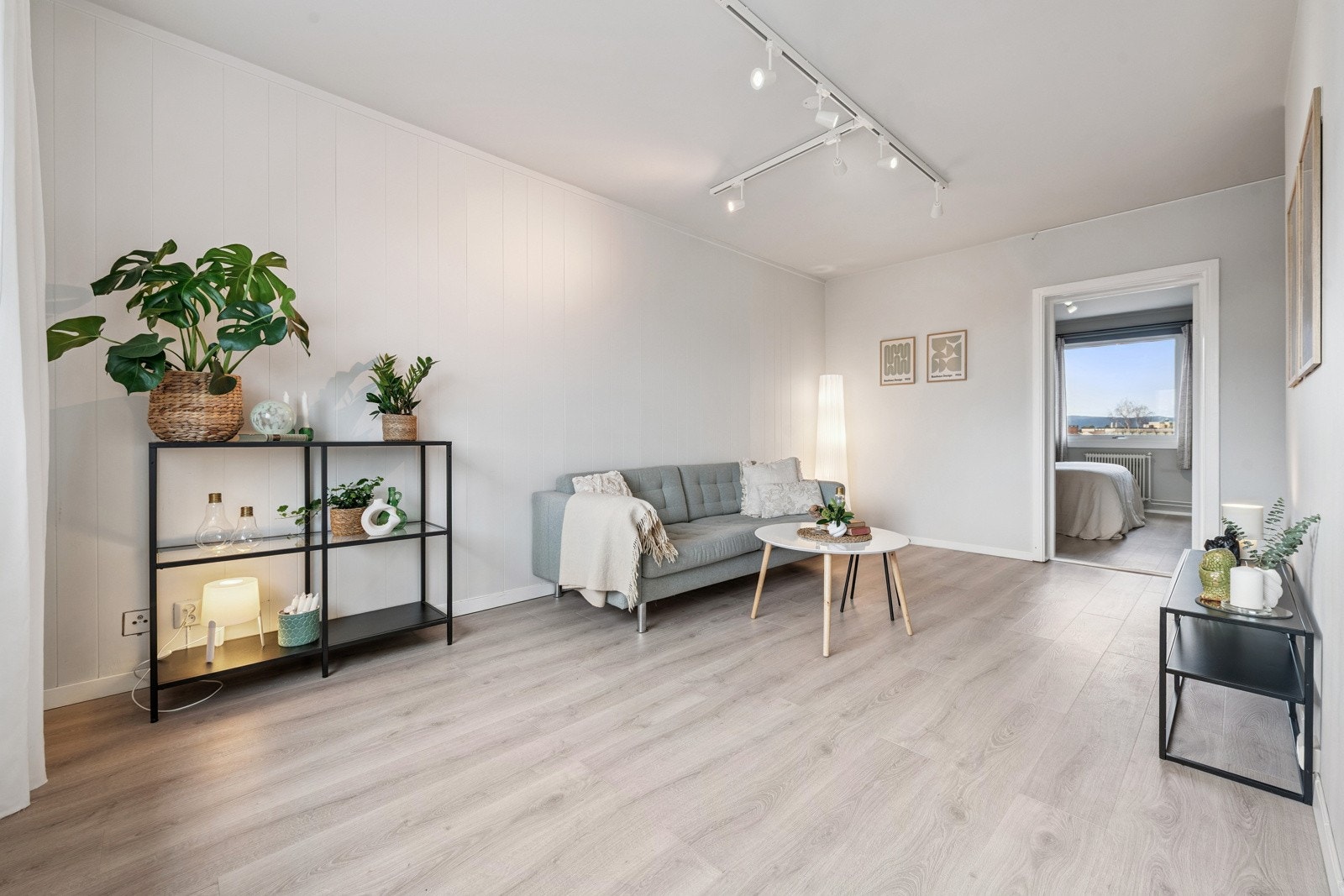Lys stue med flere innredningsmuligheter! Galleribilde