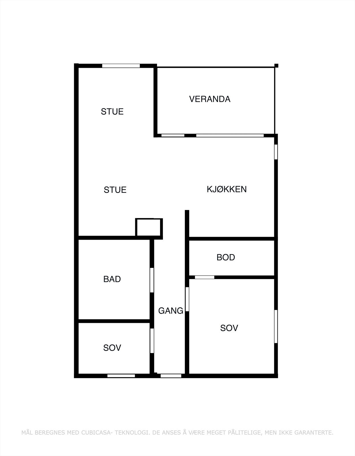 Plantegning 2.etasje Galleribilde