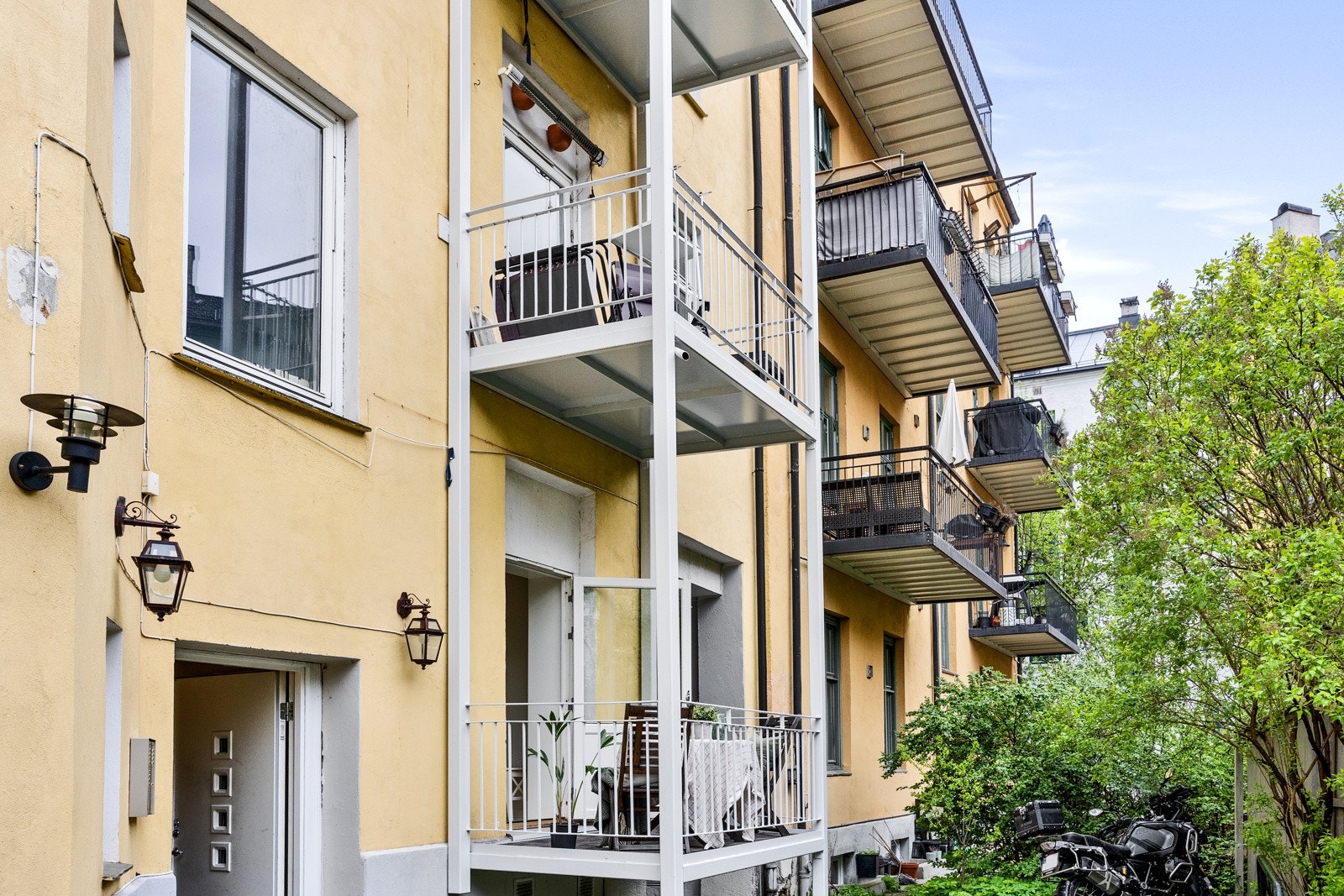 - Sofienberg borettslag består av 14 andeler - Galleribilde