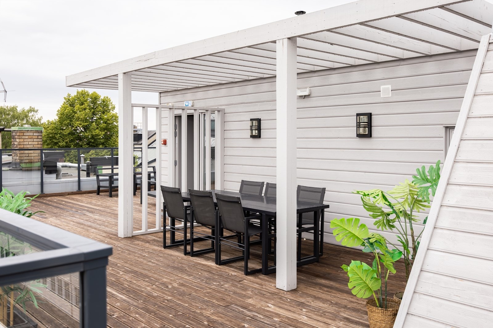 Takterrassen ble etablert i regi av sameiet i 2021. Galleribilde