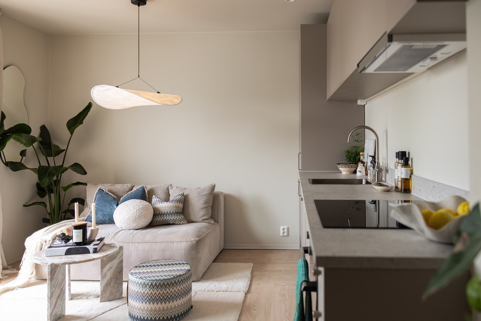 Optimale lysforhold med generøse vindusflater og beliggenhet mot sydvest. Galleribilde