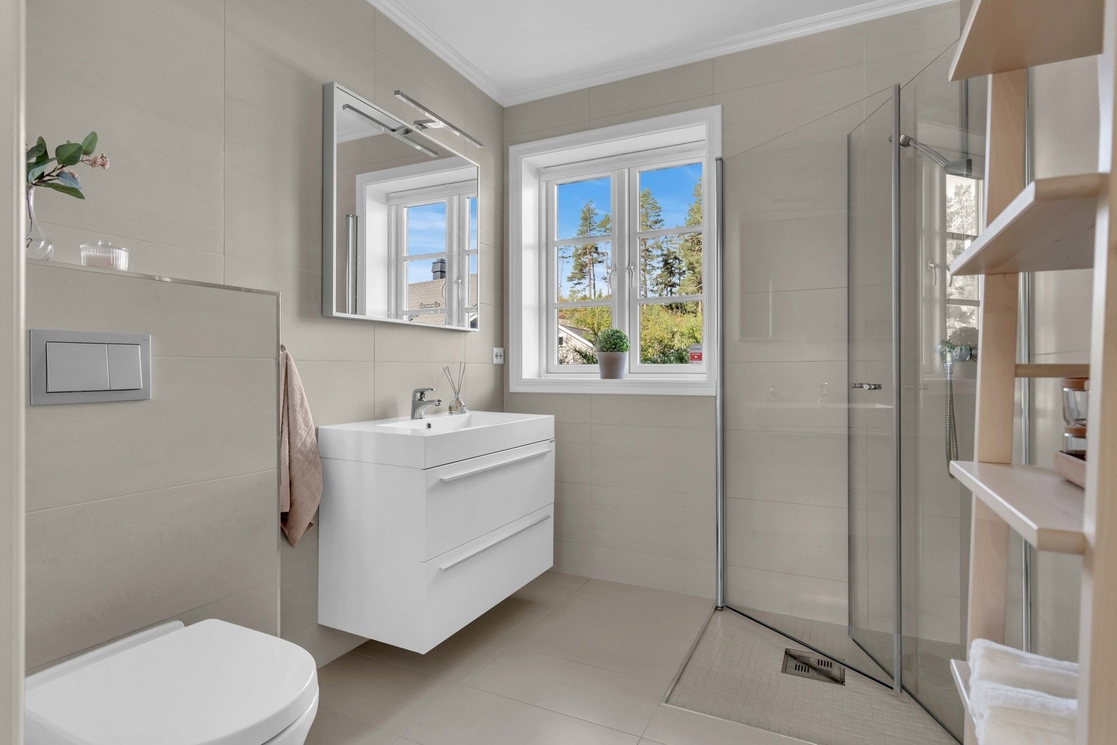 Som er med på å bringe den eksklusive følelsen til boligen Galleribilde