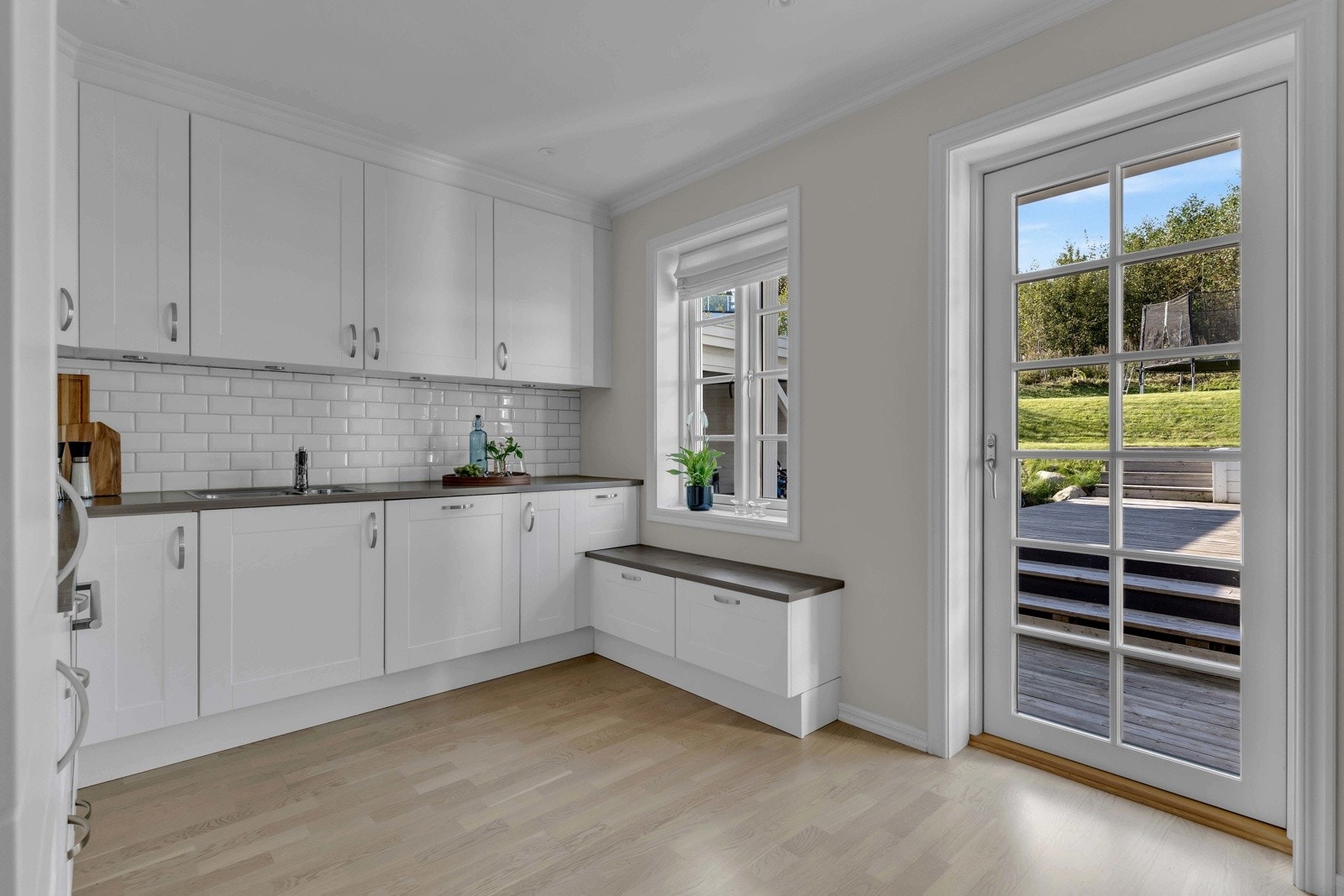 Utgang til uteområde - perfekt når man skal grille Galleribilde