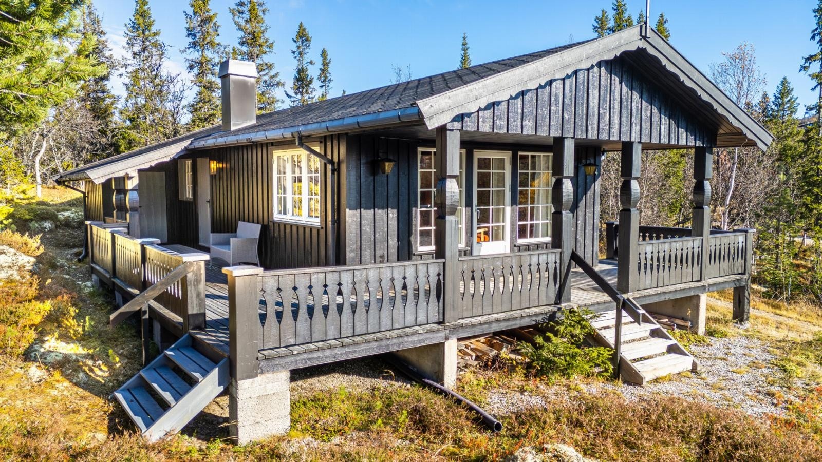 Stor, sydvendt terrasse på hele 37m2 med gode solforhold Galleribilde