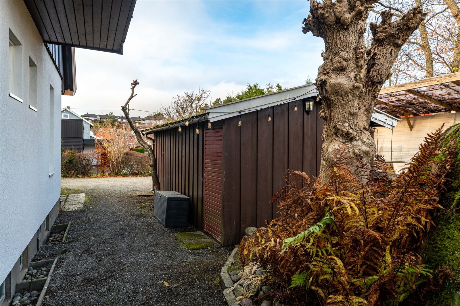 Garasje blir idag brukt til lagring Galleribilde
