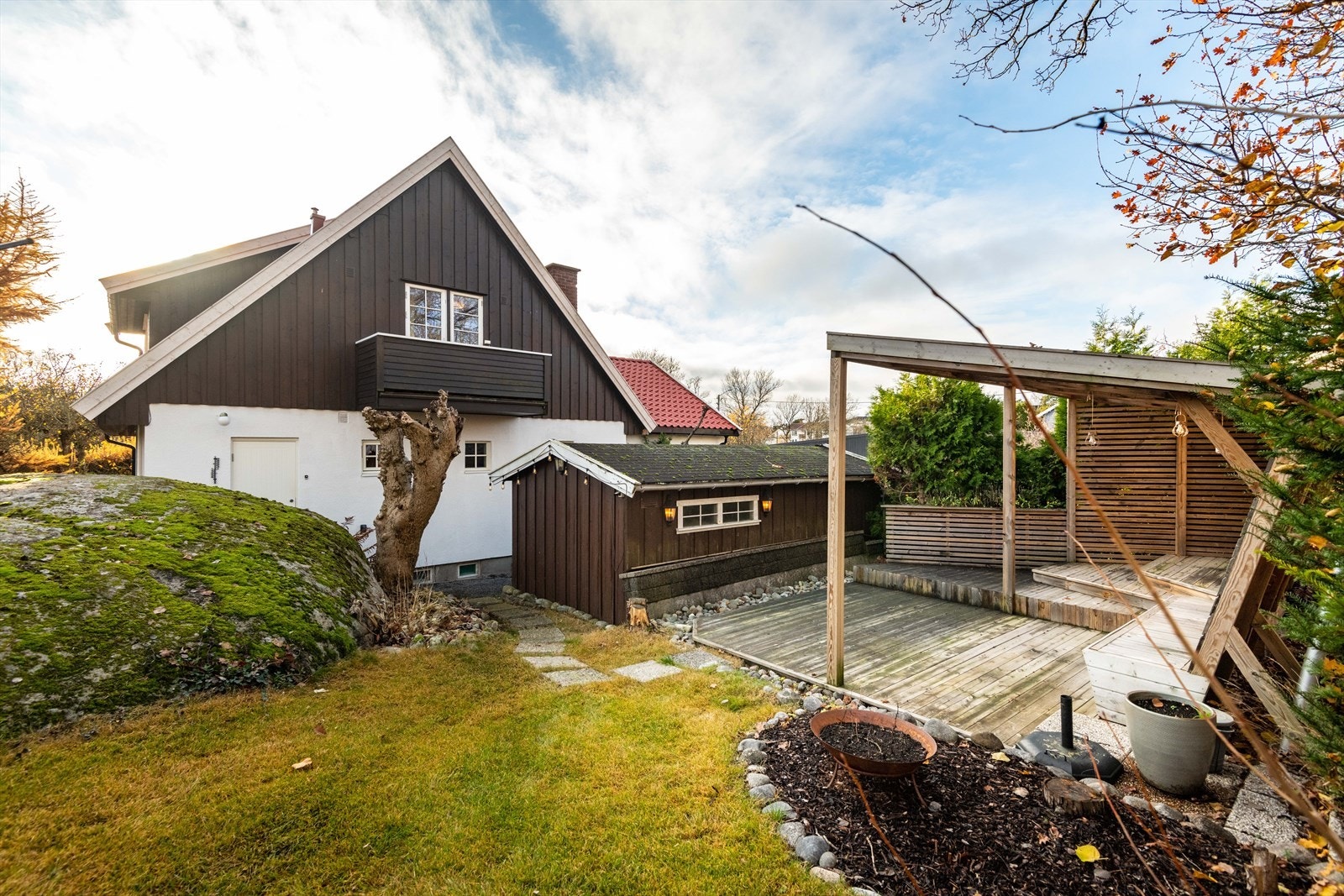 Bakgård Galleribilde