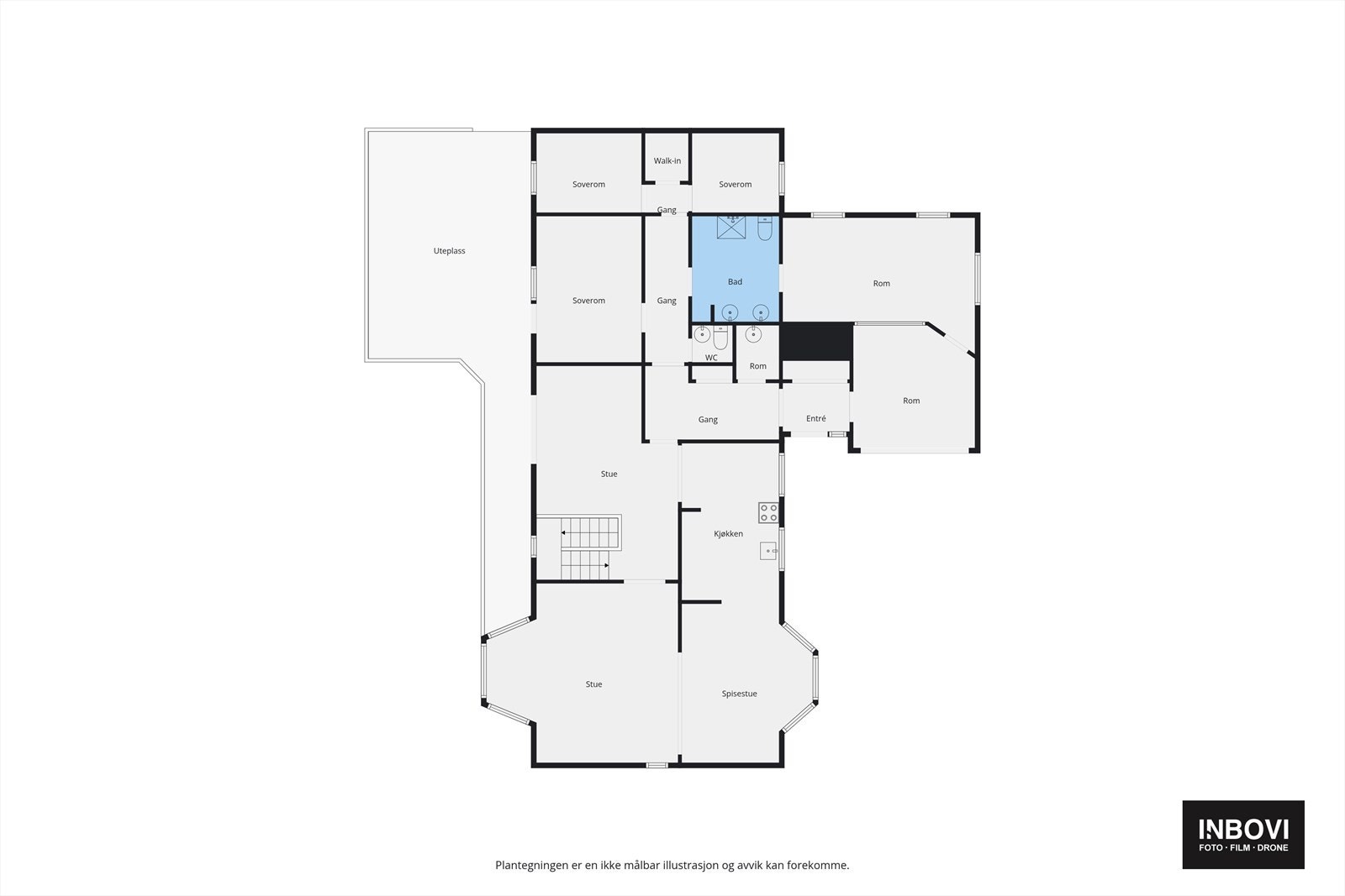 Plantegning Galleribilde