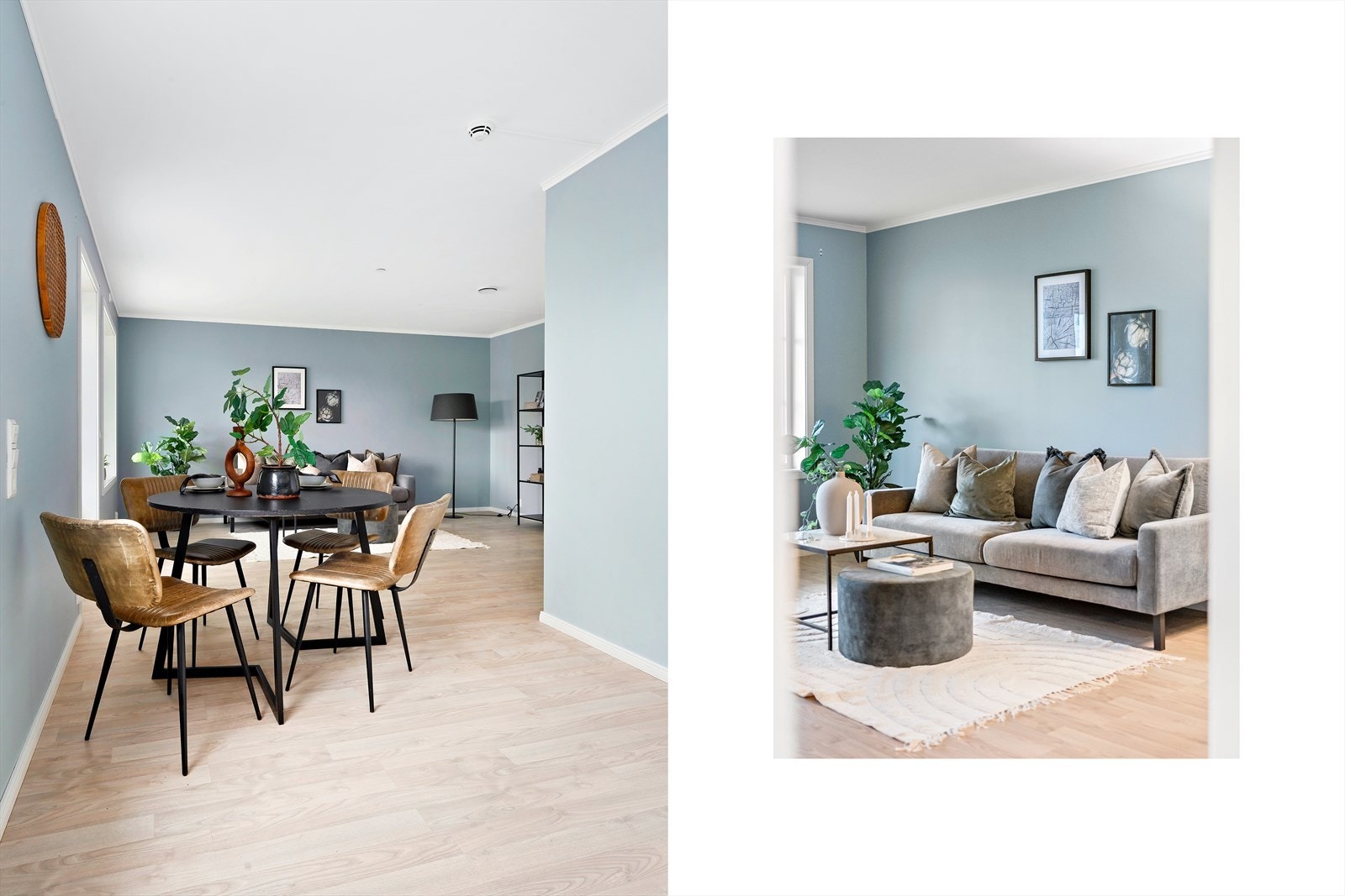 Spisebordet finner sin naturlige plassering ved kjøkkenet, der en kan dekke på til flere gjester. Galleribilde