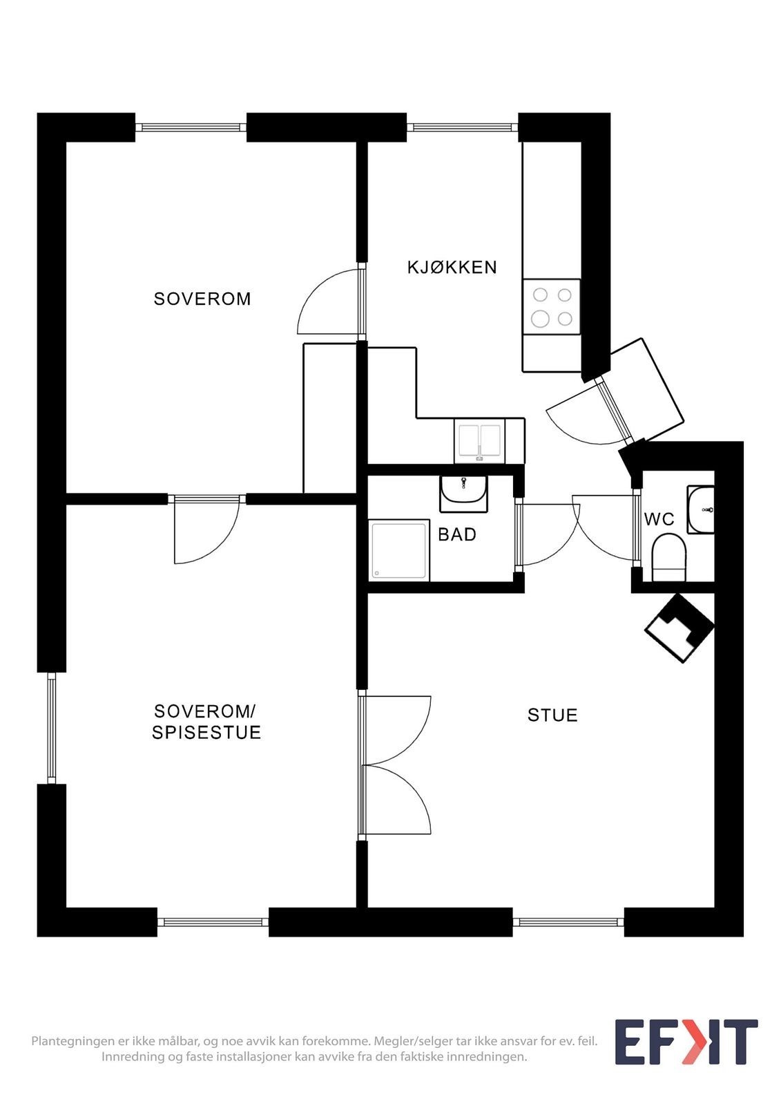 Plantegning Galleribilde