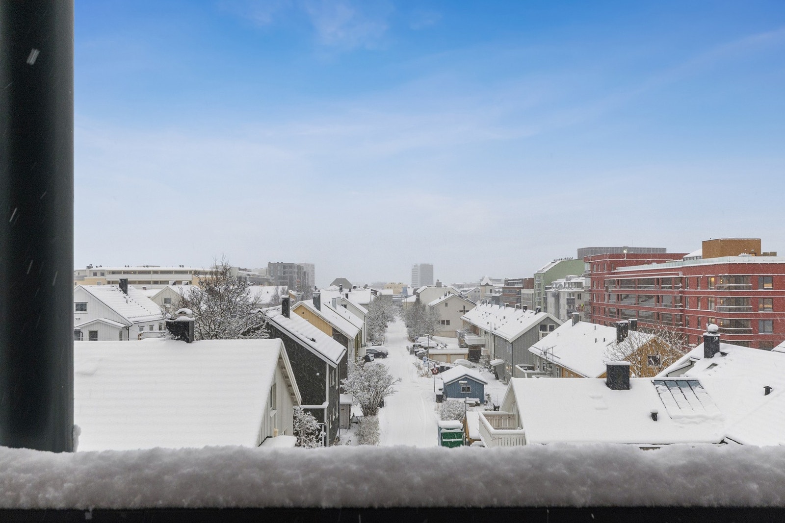 Utsikt fra balkong. Galleribilde