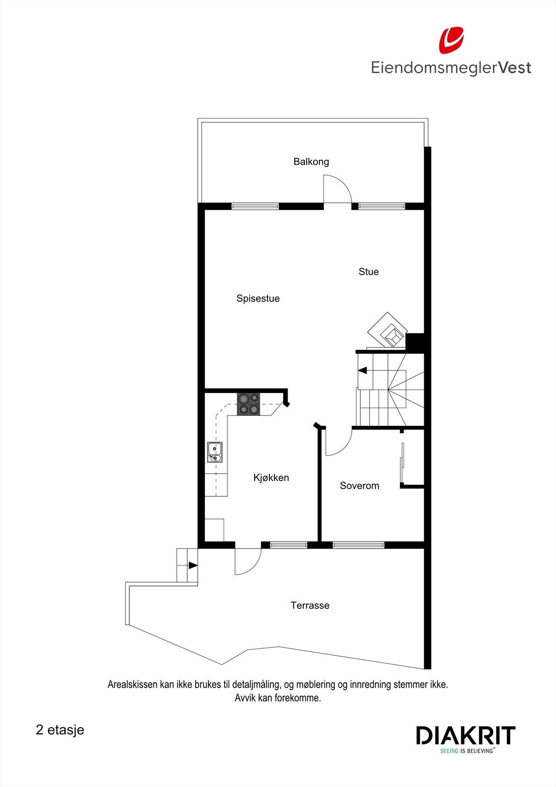 Plantegning hovedetasje Galleribilde