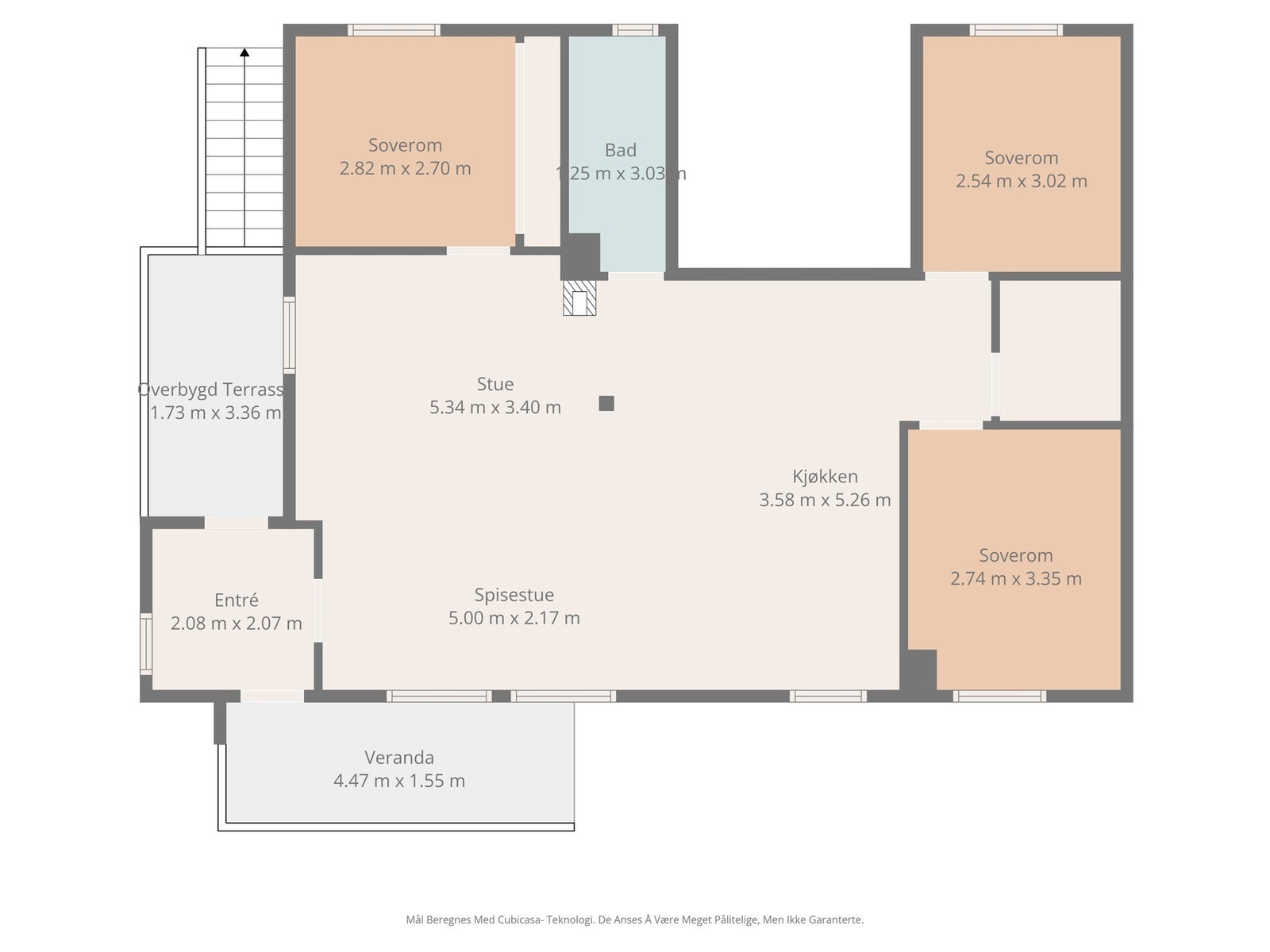 Plantegning 1. etasje Galleribilde