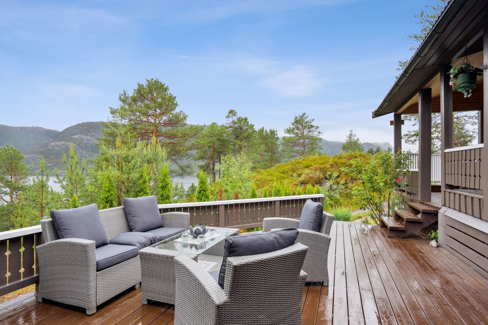 Her kan man nyte varme sommerdager og gode solforhold. Galleribilde