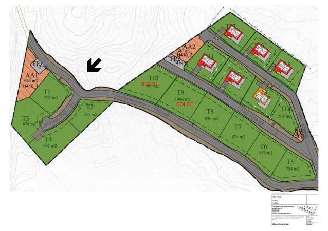 De fire tomtene T1 - T4, rangeres i størrelseskategorien fra hhv. 667 kvm, 785 kvm, 883 kvm og 947 kvm og har et stort potensial for videre utvikling! Galleribilde