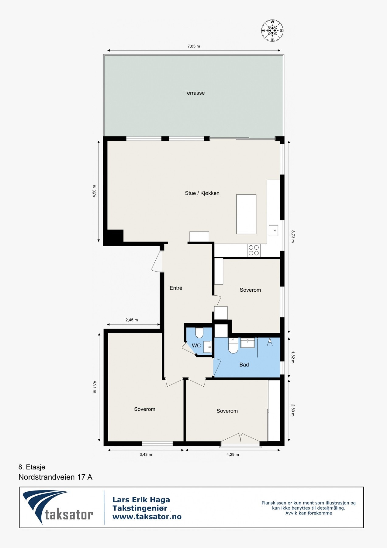 Alternativ skisse. Galleribilde