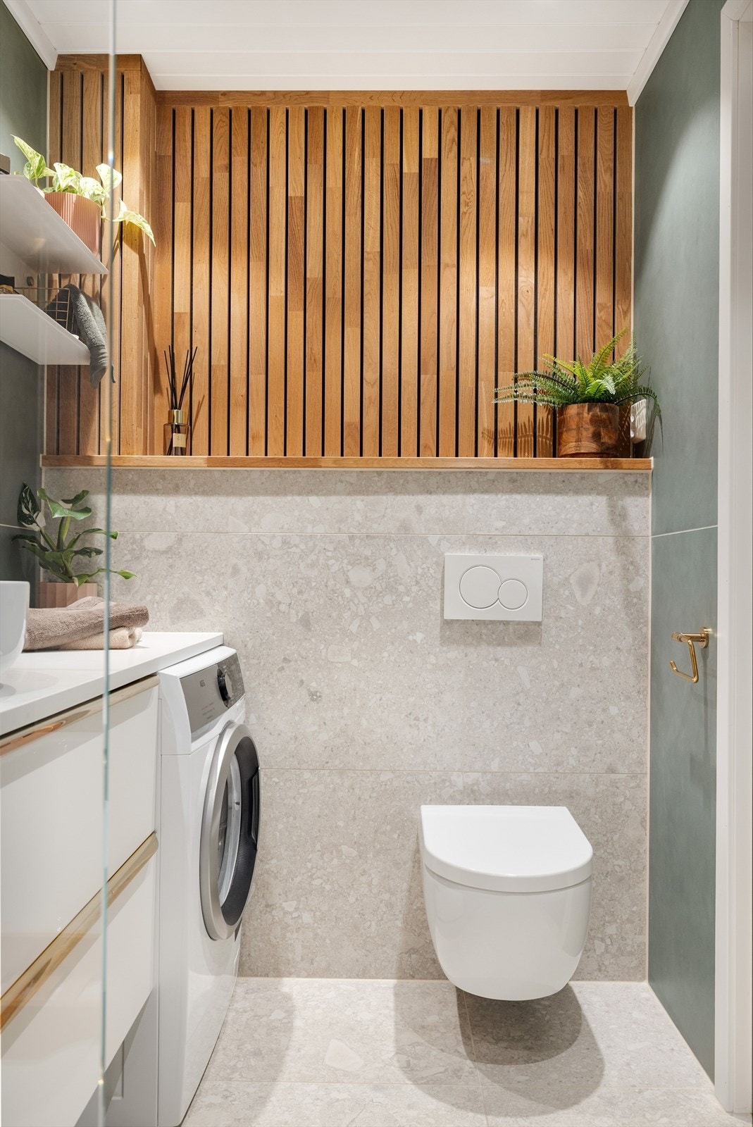 Badet er stilig med fine detaljer. Galleribilde