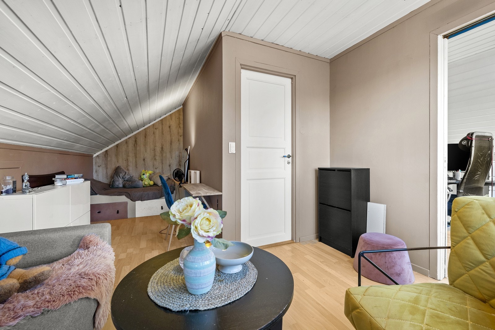 Fleksible rom som kan brukes som kontor, hobbyrom eller soverom Galleribilde