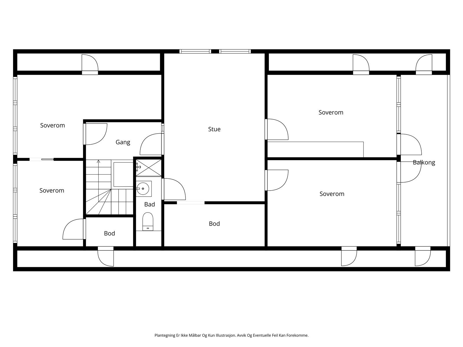 Plantegning 2. etasje Galleribilde