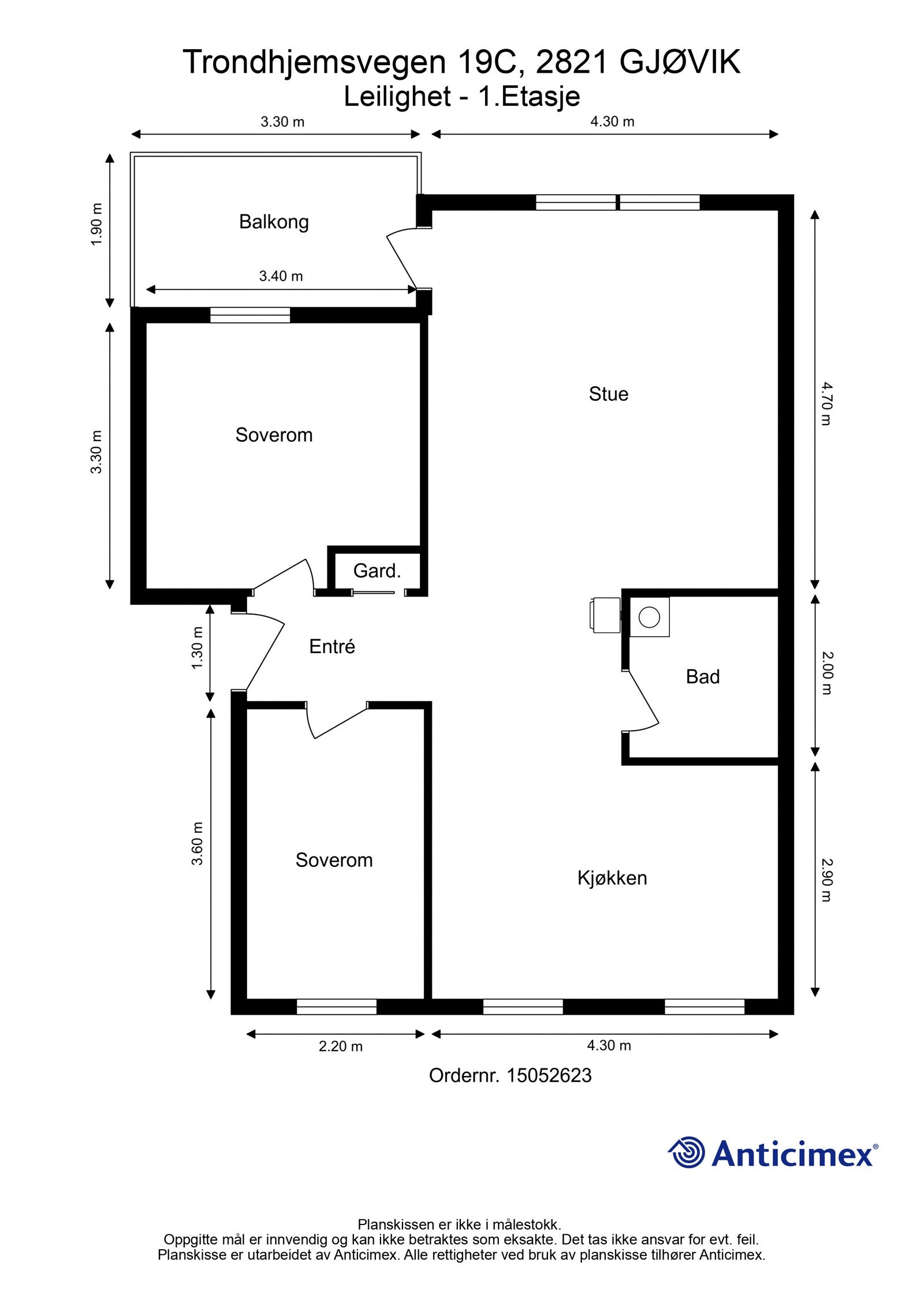 plantegning Galleribilde