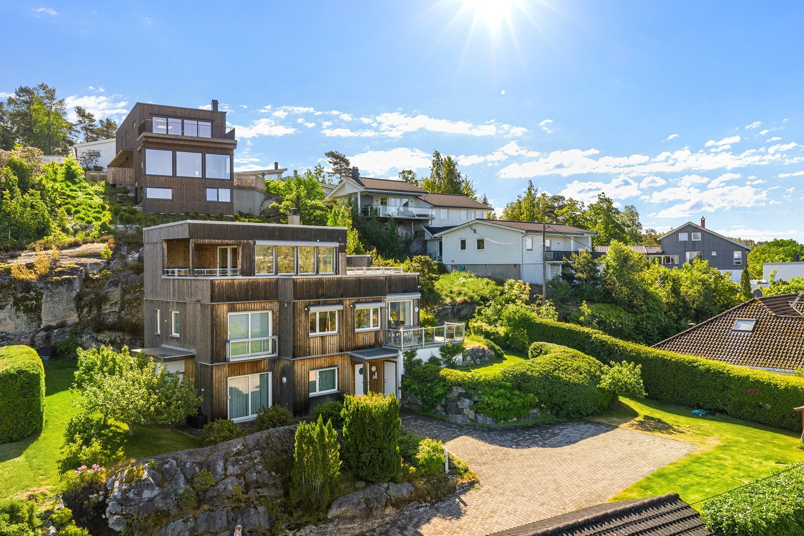 Stilig og moderne funkisbolig fra 2011 på attraktive Elle i Drøbak Galleribilde