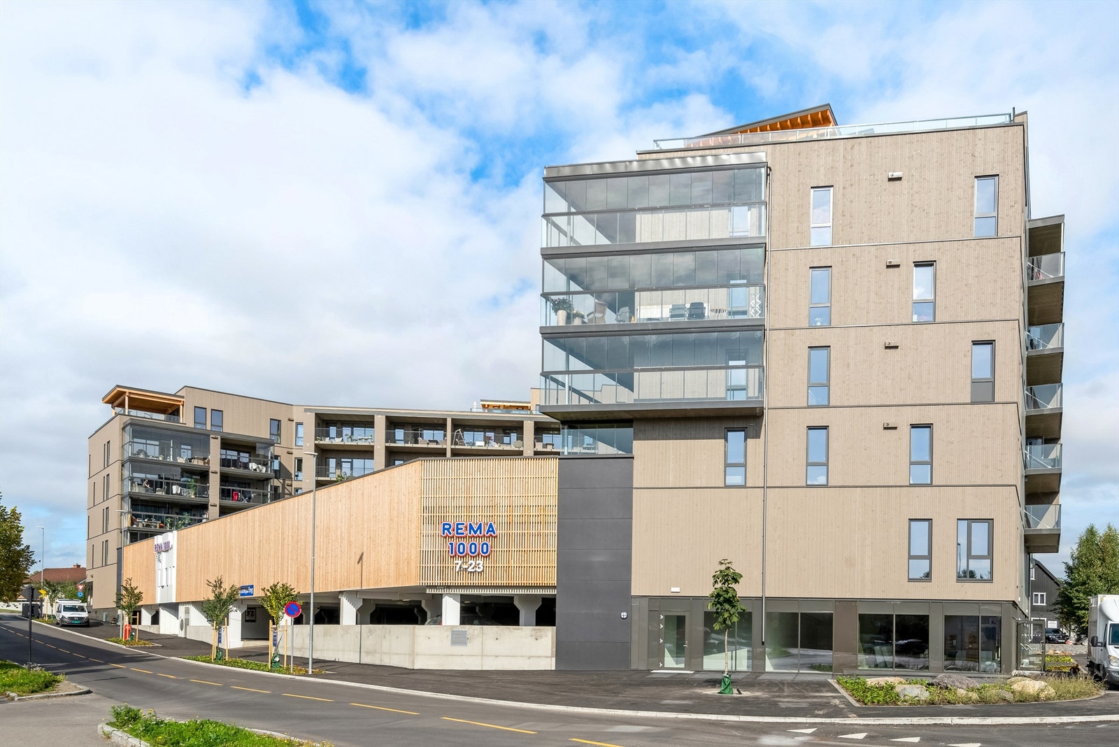 Rema1000 har forretning i plan 1. Galleribilde