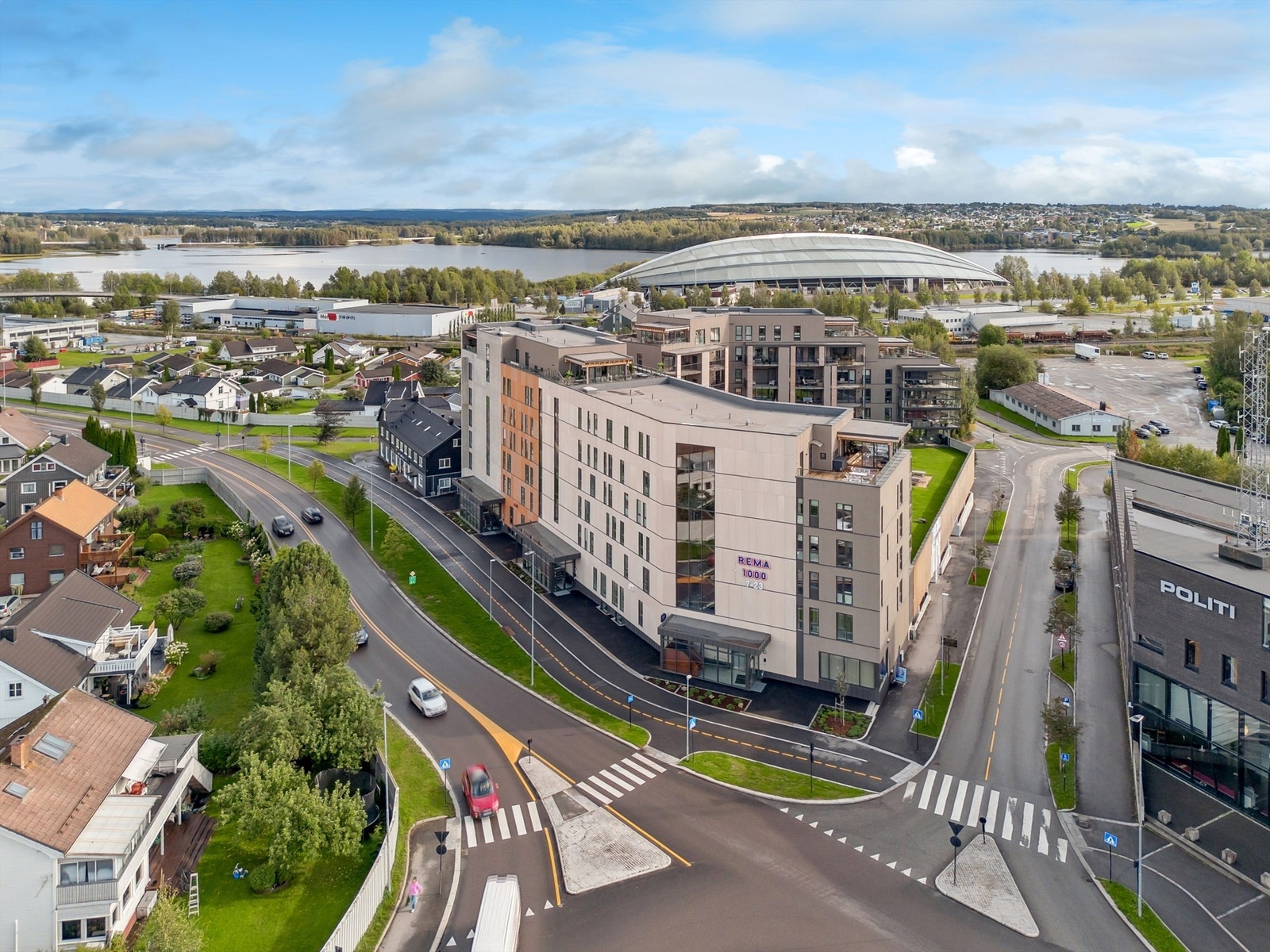 Rema1000 ligger i plan 1 Galleribilde