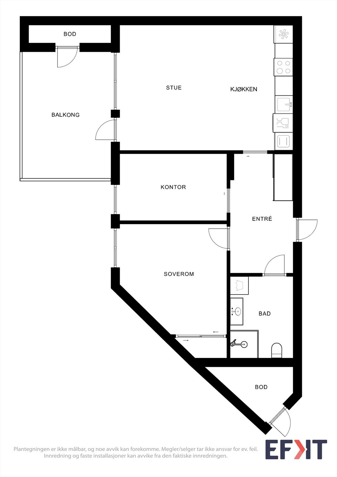 Plantegning Galleribilde