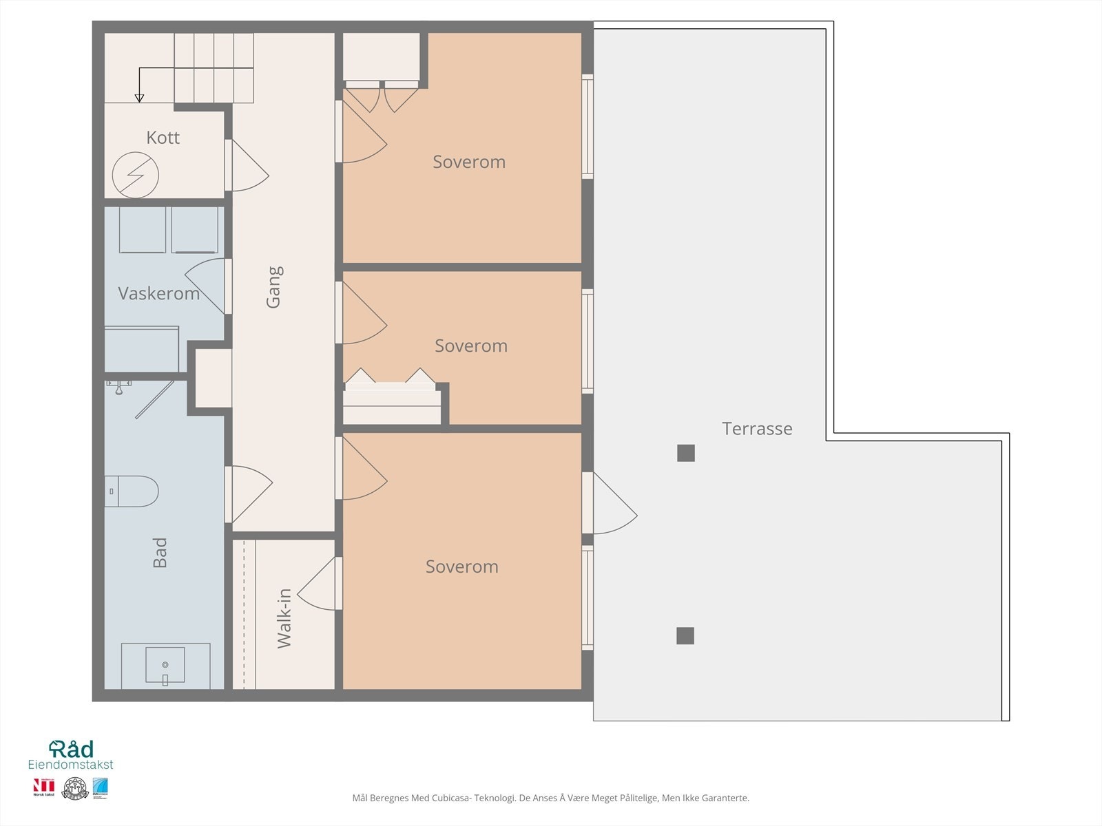 Planløsning sokkeletasjen. (Avviker fra byggtegninger) Galleribilde