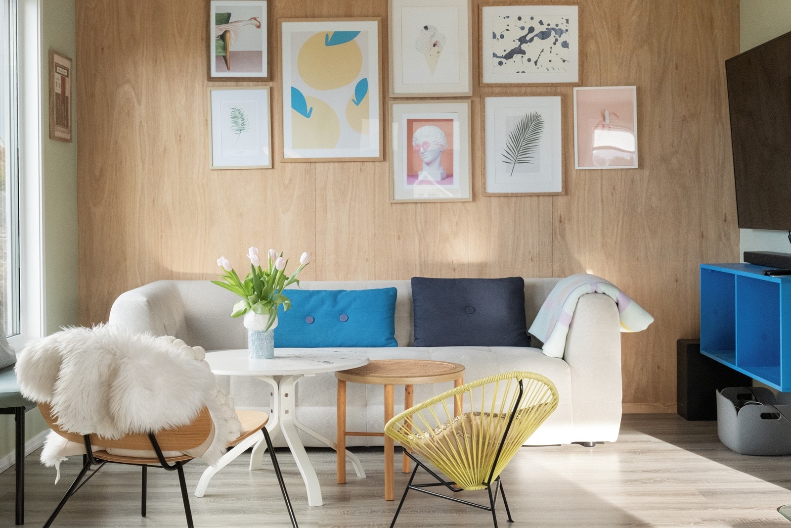 Laminatgulv gir et rent og stilfullt uttrykk. Galleribilde