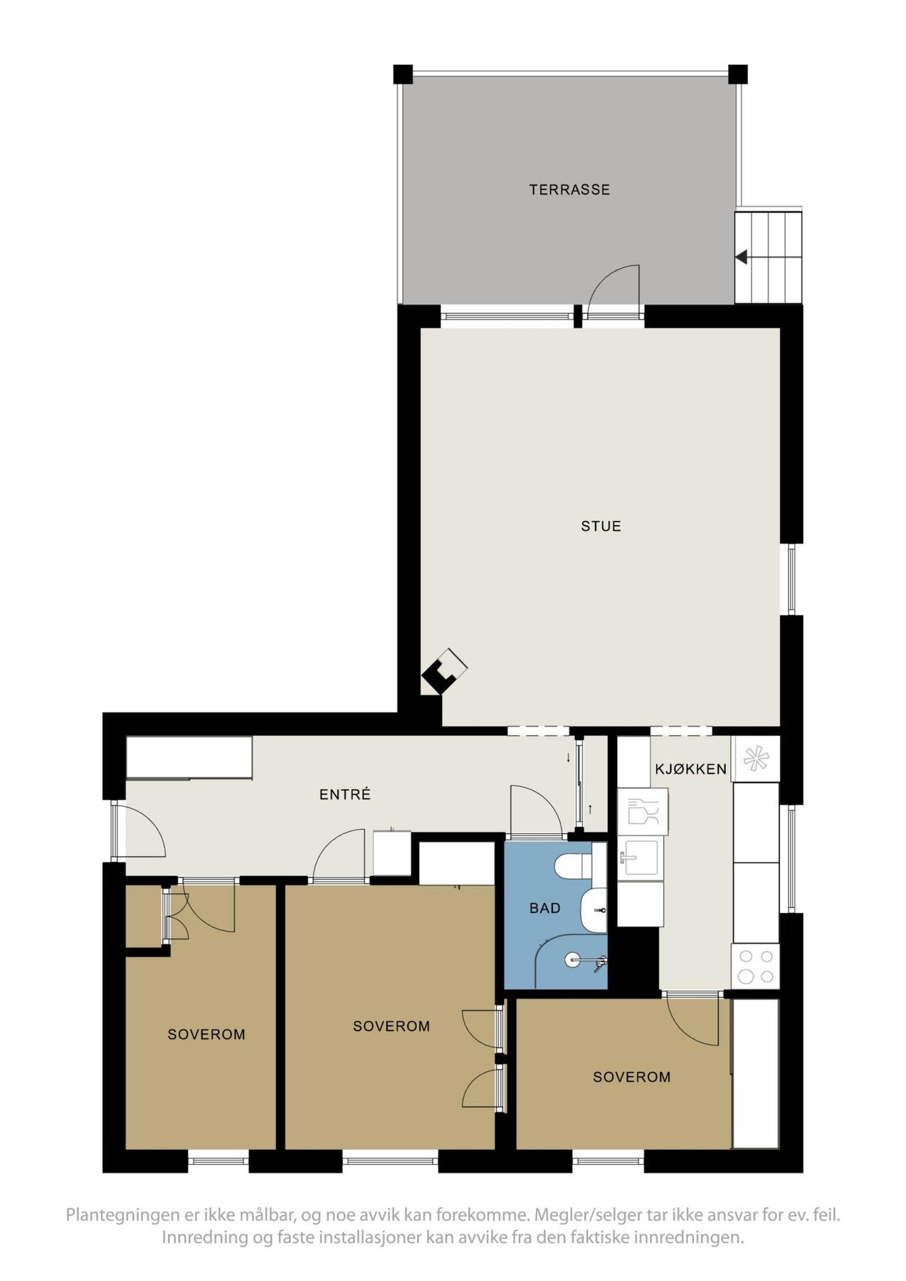 Plantegning Galleribilde