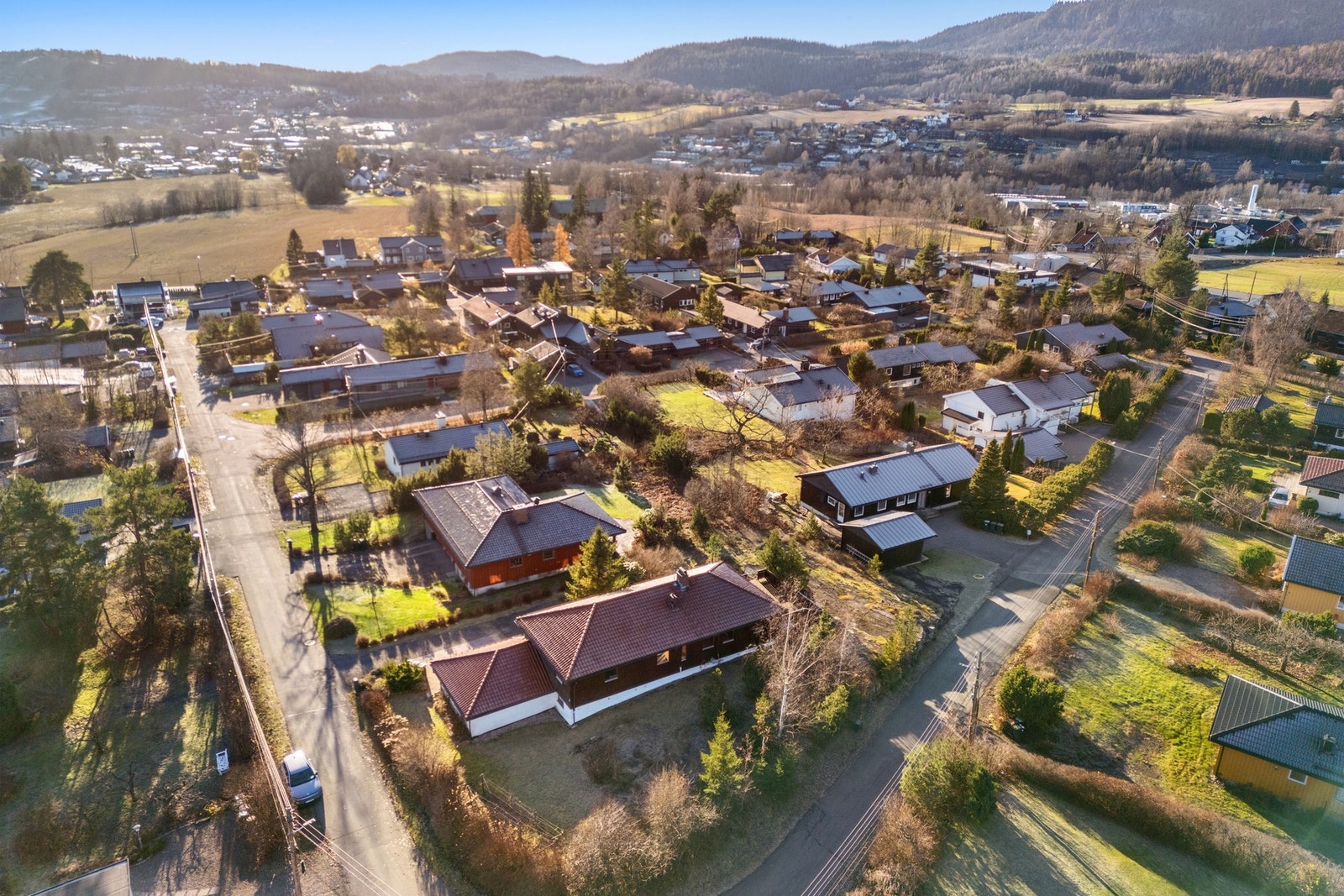 Det barnevennlige nabolaget har kort vei til skoler og barnehager Galleribilde