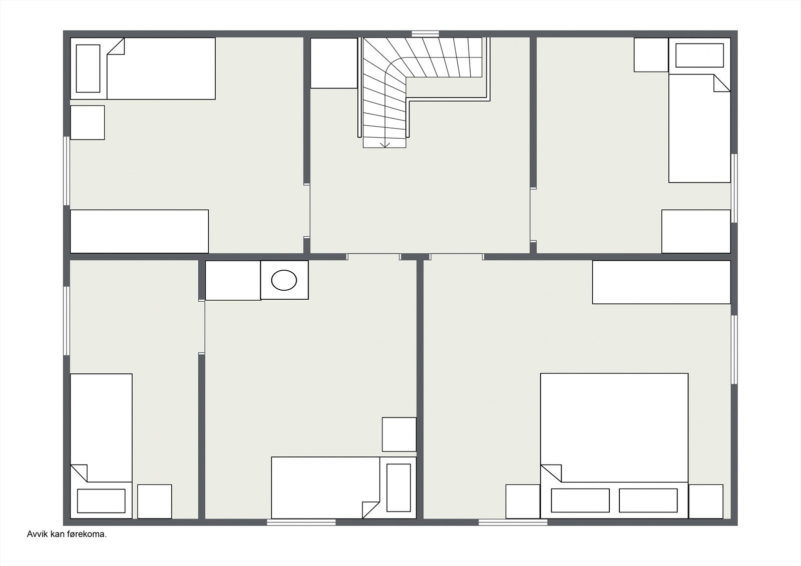 Planteikning 2.etg. Galleribilde
