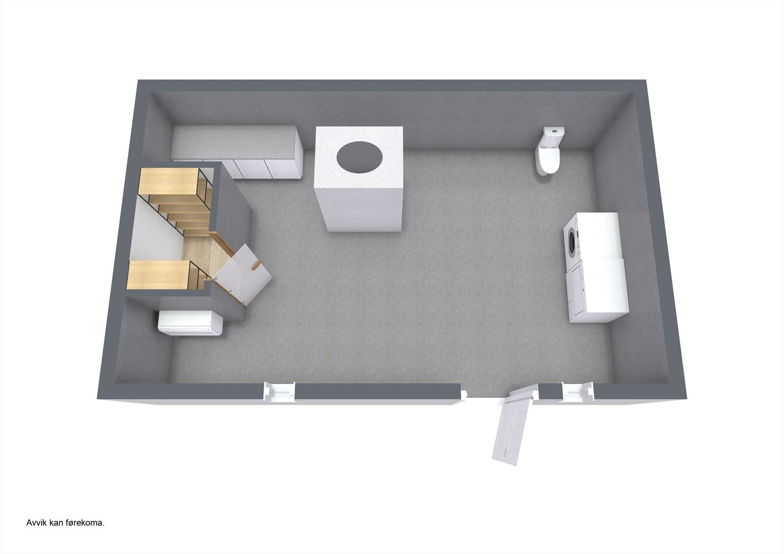 Planteikning 3D Kjellar Galleribilde