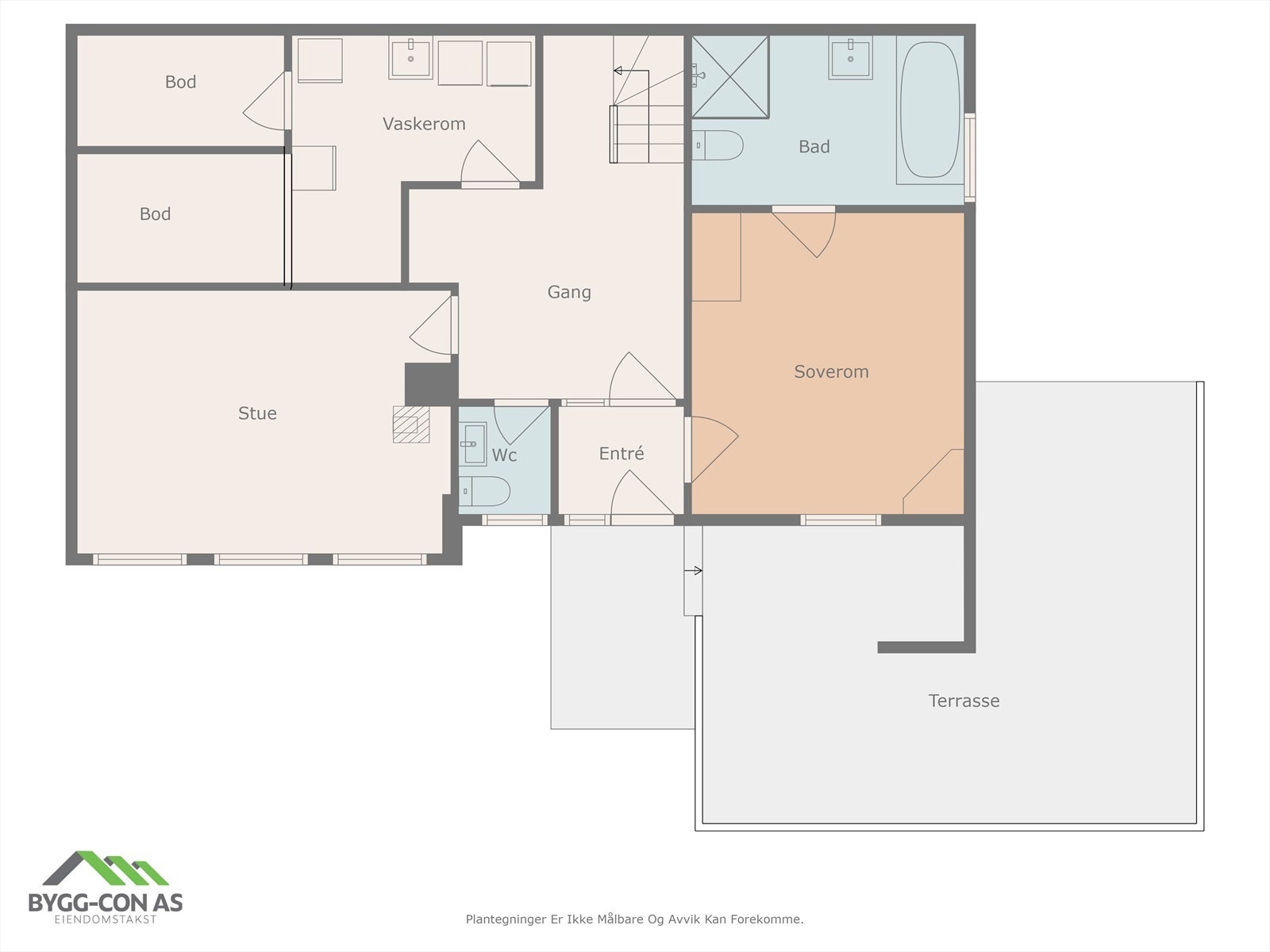 Plantegning kjeller. Galleribilde