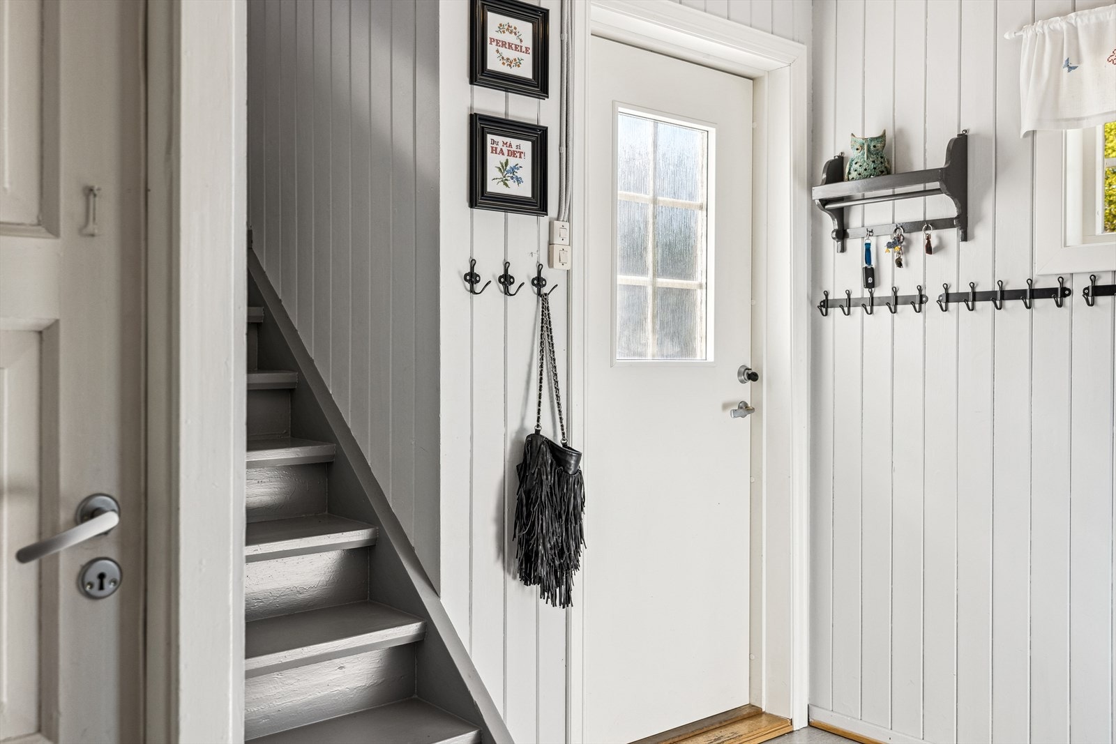 Entreen er et hyggelig rom å komme hjem til. Galleribilde