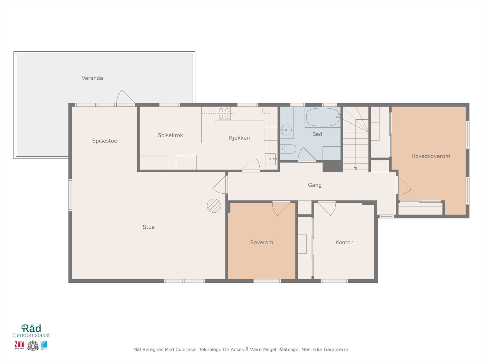 Planløsning 3. etasje Galleribilde