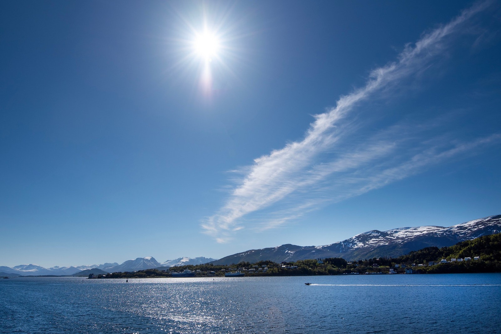 Praktfull utsikt Galleribilde