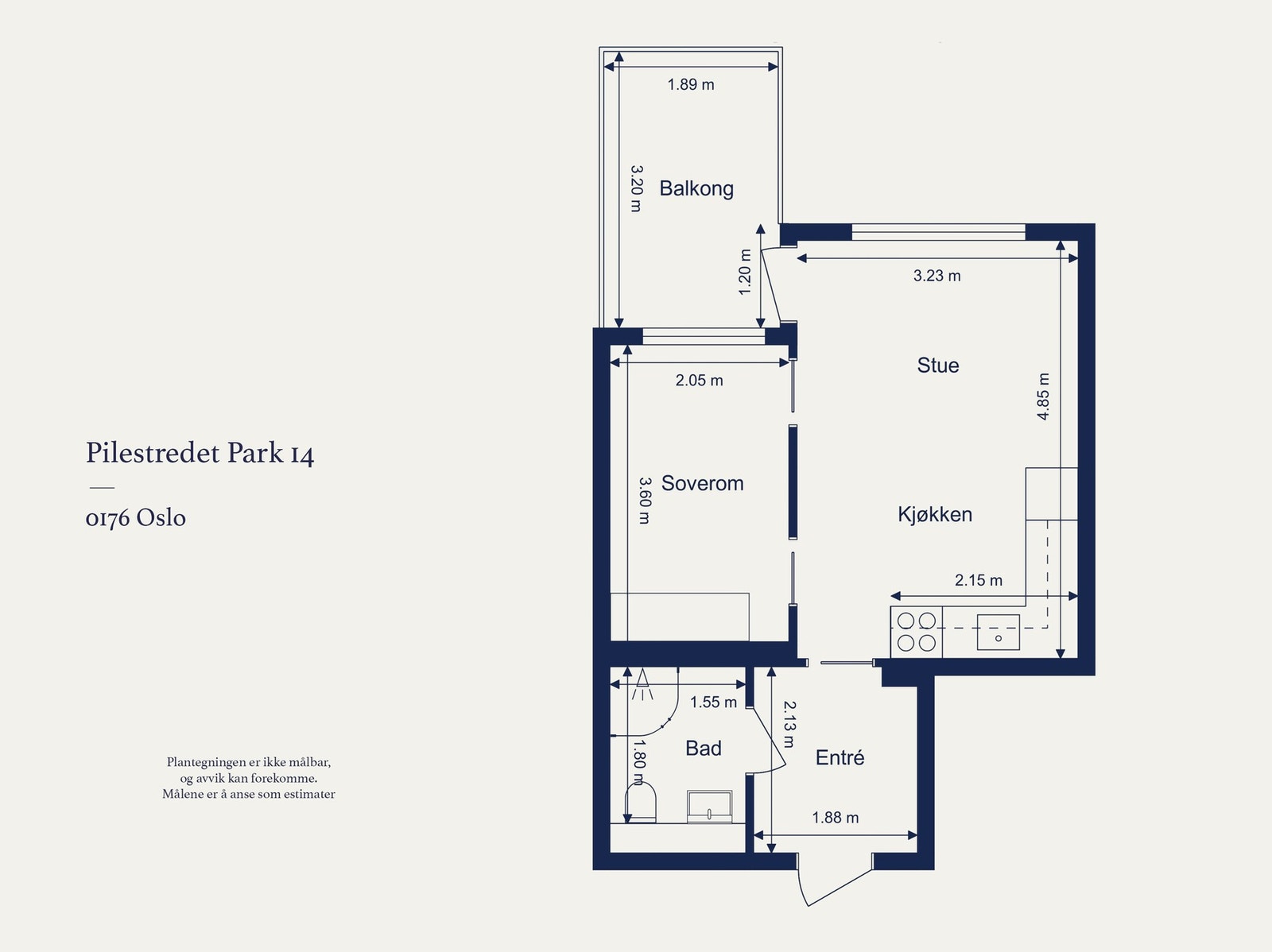 Leilighet beliggende i 2. etasje (heis) og har en praktisk planløsning som skaper en lun atmosfære. Galleribilde