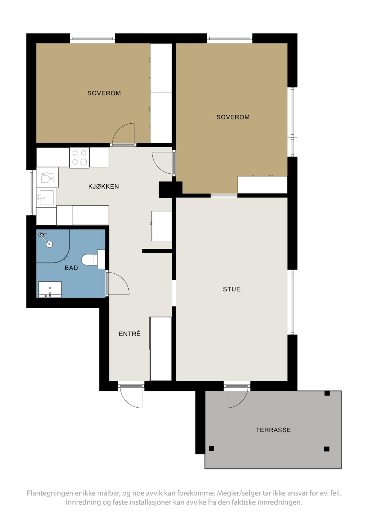 Plantegning. Galleribilde