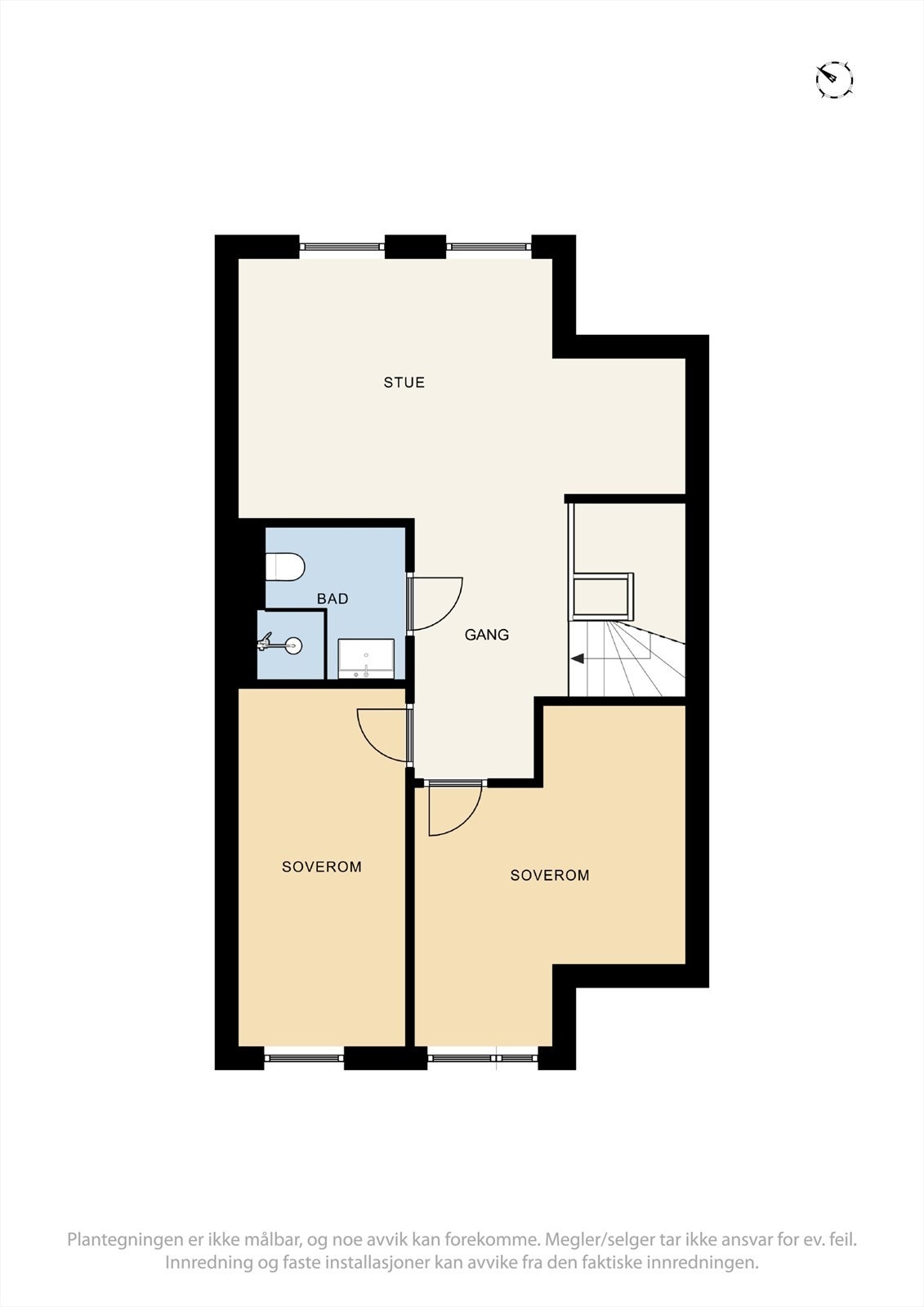 Plantegning 2. etasje. Galleribilde