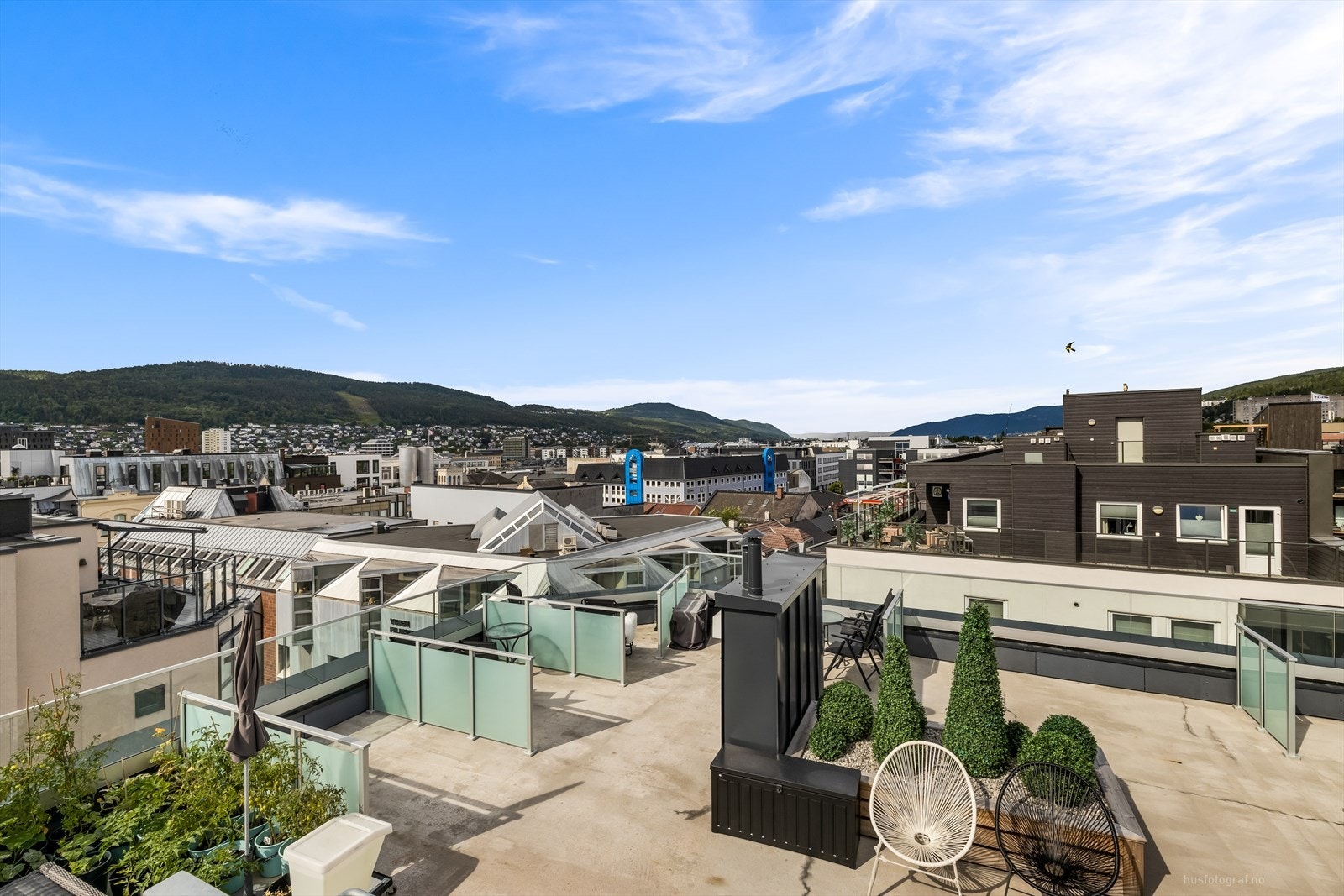 Felles takterrasse Galleribilde