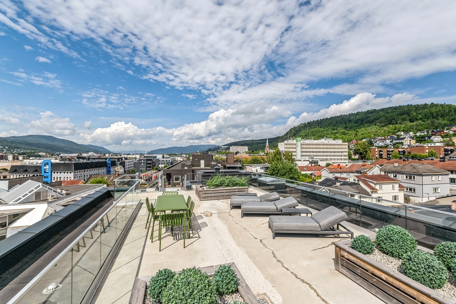 Felles takterrasse Galleribilde