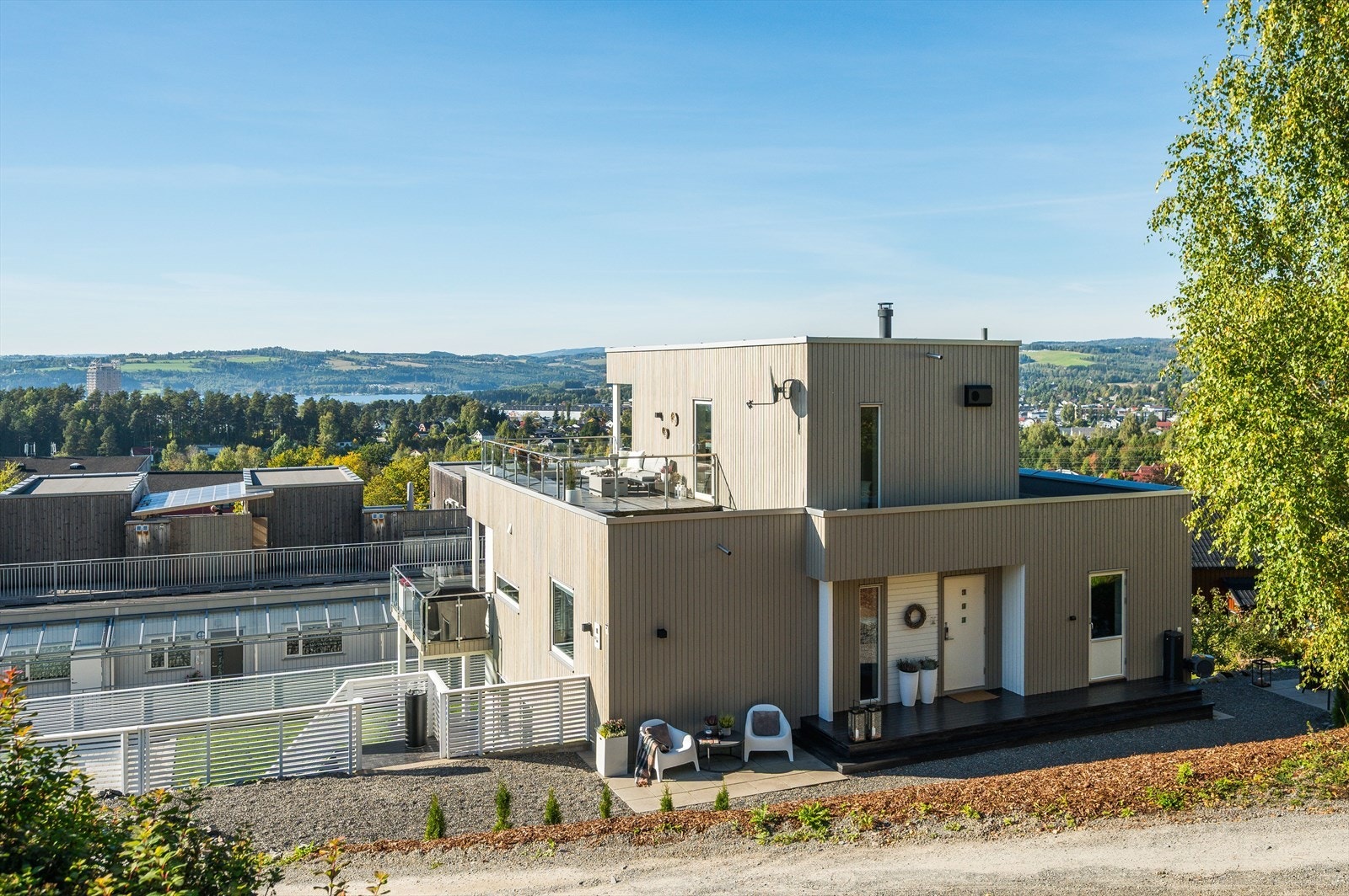 Her har man gode solforhold og fin utsikt. Galleribilde