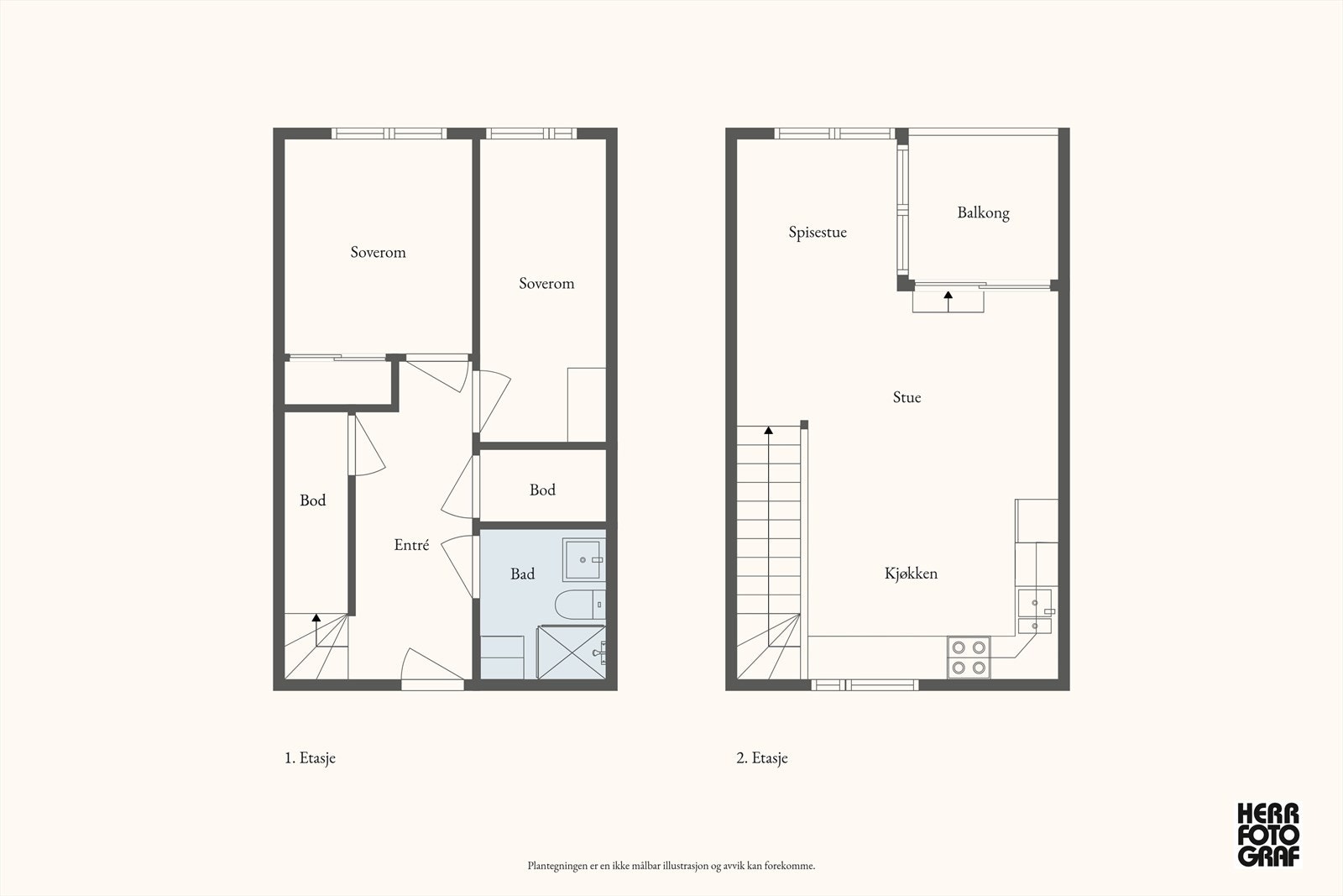 Plantegning Galleribilde