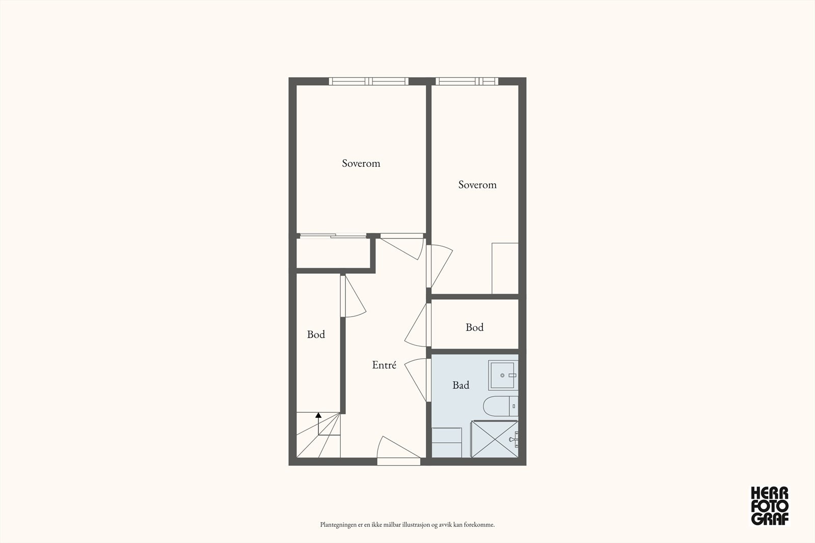 Plantegning 5.etasje Galleribilde