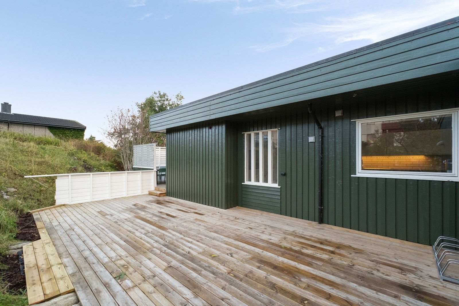 Her har man også direkte gjennomgang til resten av verandaen. Galleribilde