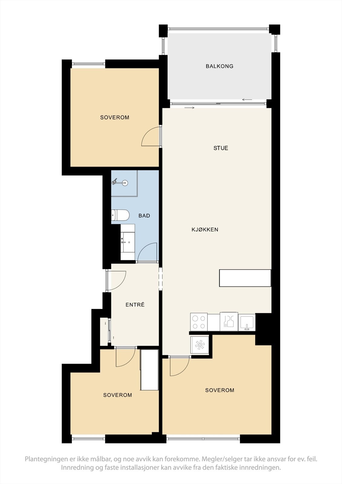 Plantegning Galleribilde