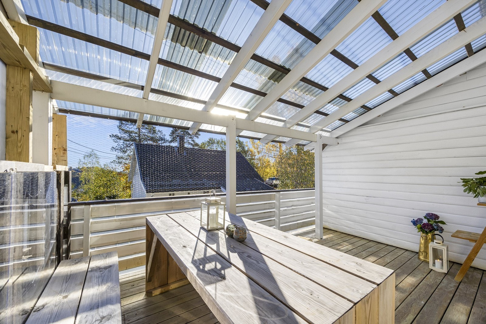 Overbygget terrasse Galleribilde