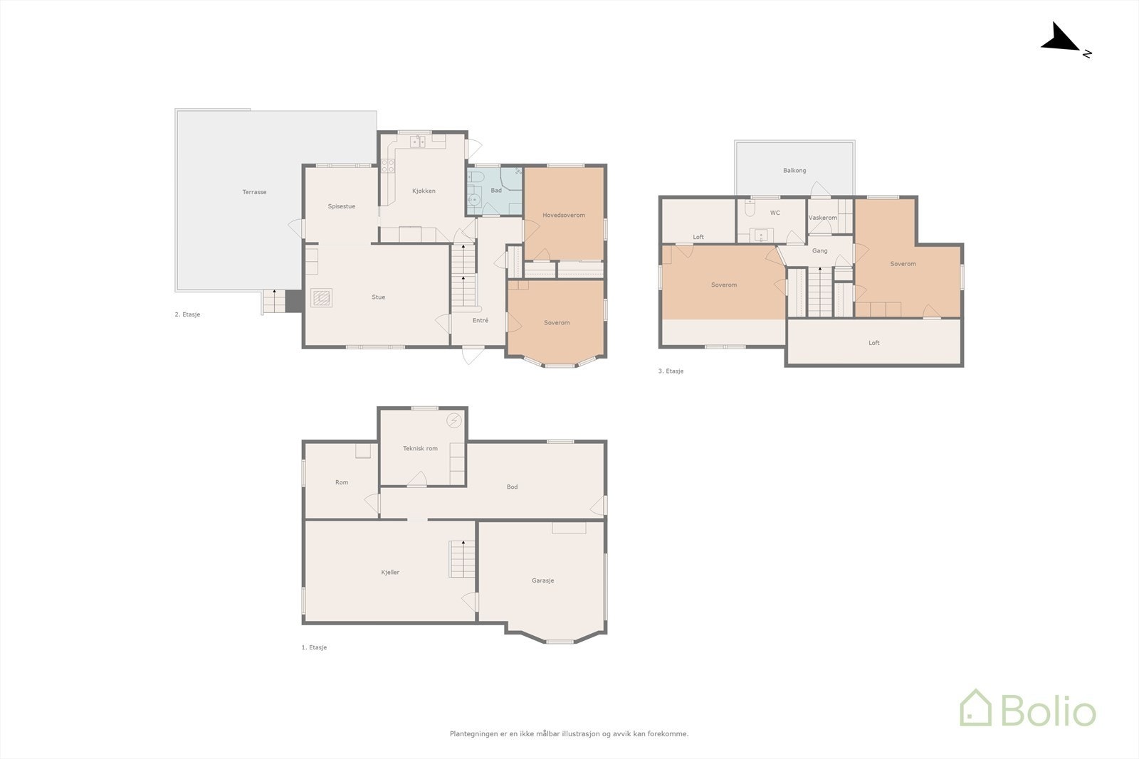 Plantegning Galleribilde