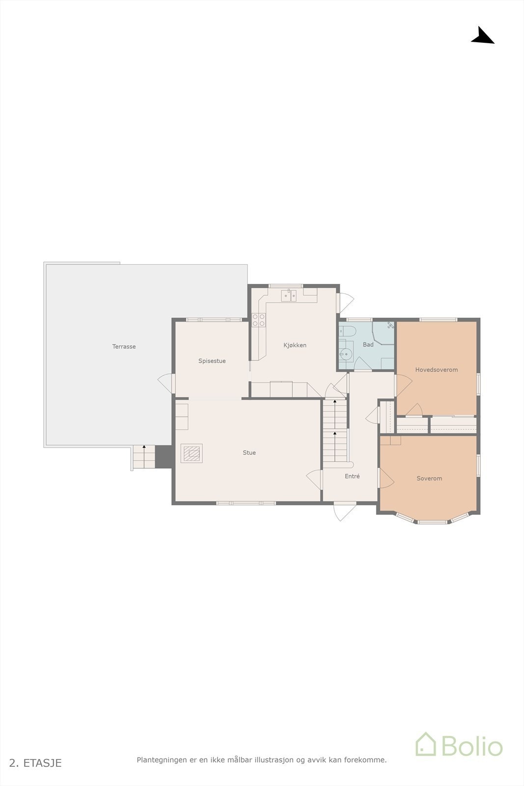 Plantegning 1. etasje. Galleribilde